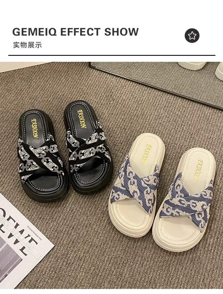 Sandals with Skirt Fairy Style Thick Bottom Roman Shoes Wholesale Summer New High-end Sense Sandals for Outer Wear — feature 13