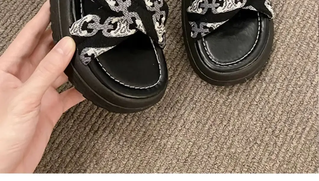 Sandals with Skirt Fairy Style Thick Bottom Roman Shoes Wholesale Summer New High-end Sense Sandals for Outer Wear — feature 15