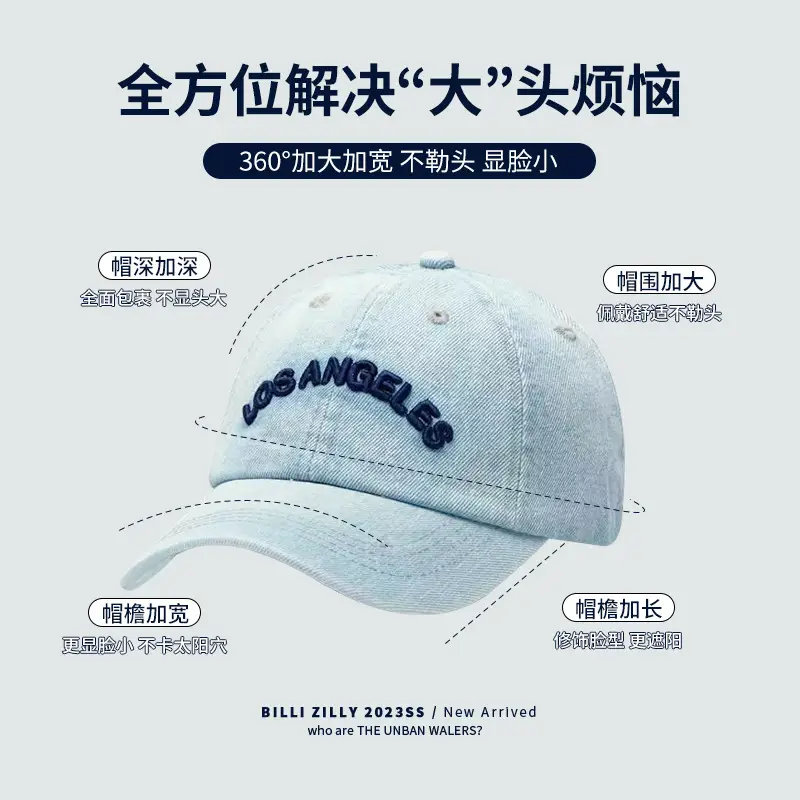 Denim Los Angeles Cap for Women 2024 New Arrival - Image 6