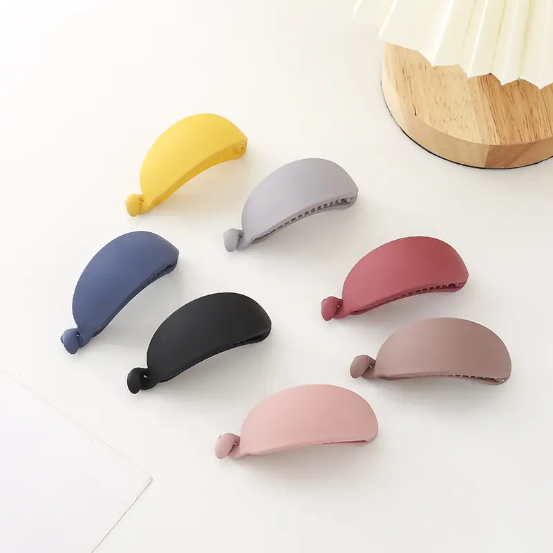 Yellow Banana Hair Clip for Women Large Size - Image 11
