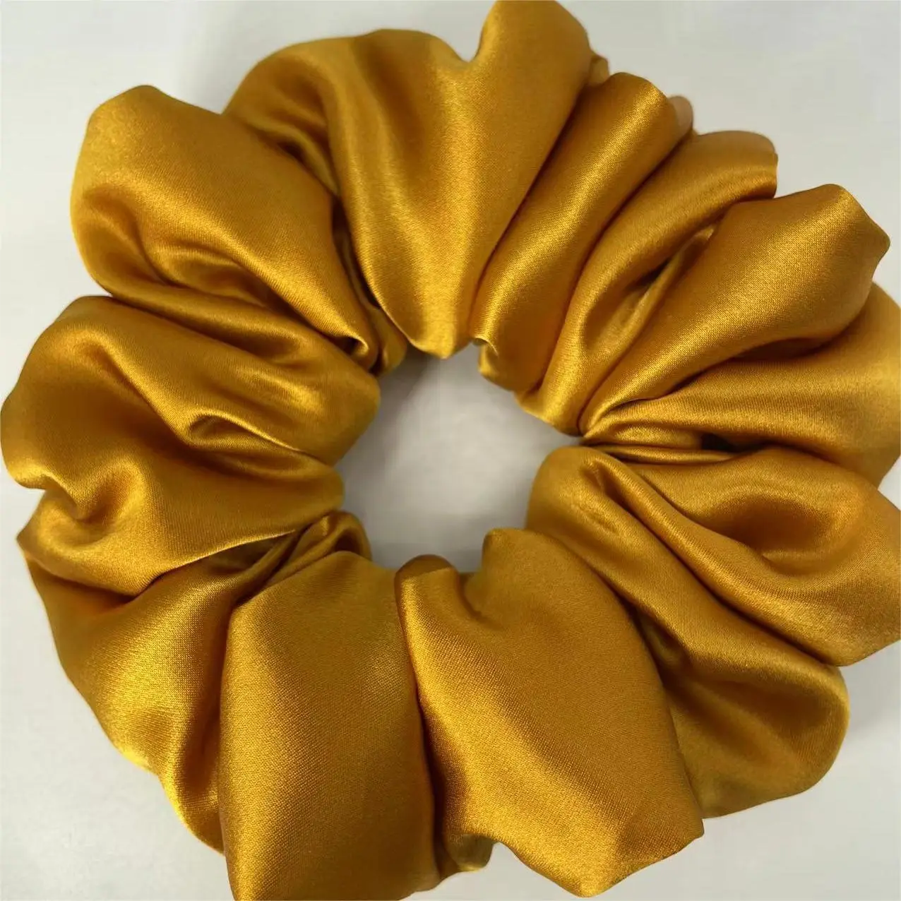 Multi-Pleated Silk Hair Ties 6cm Large Unfilled - Image 14