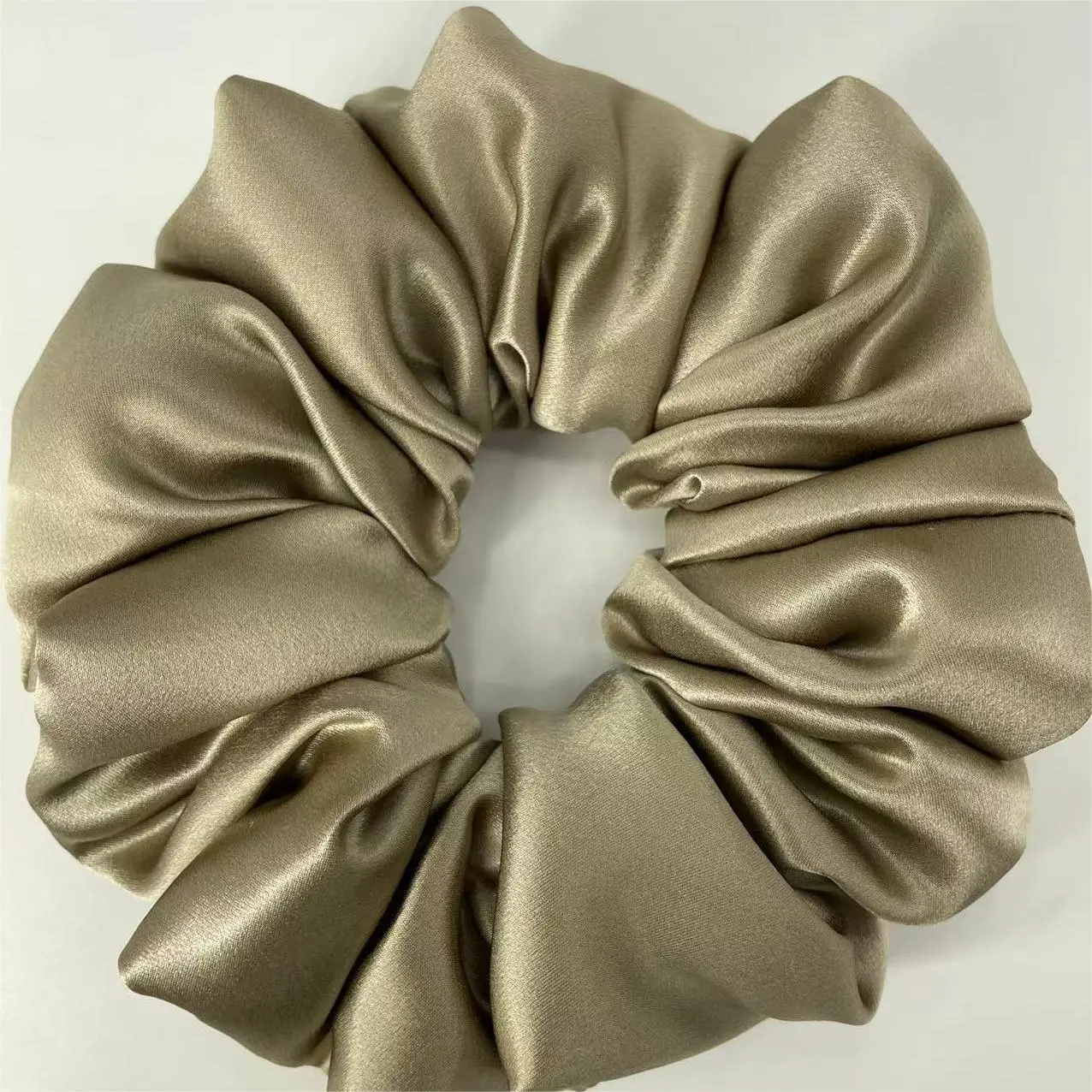Multi-Pleated Silk Hair Ties 6cm Large Unfilled - Image 18