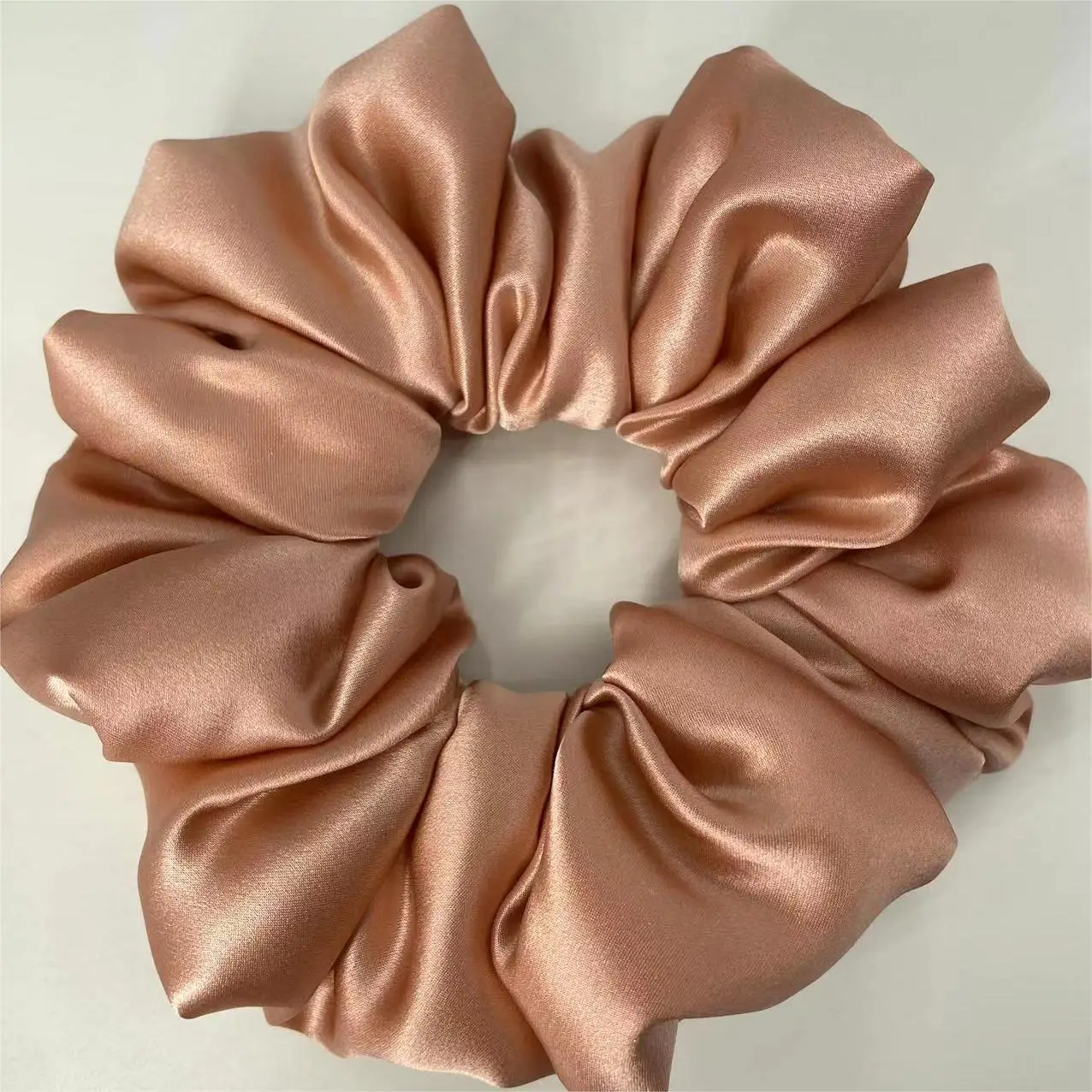 Multi-Pleated Silk Hair Ties 6cm Large Unfilled - Image 19