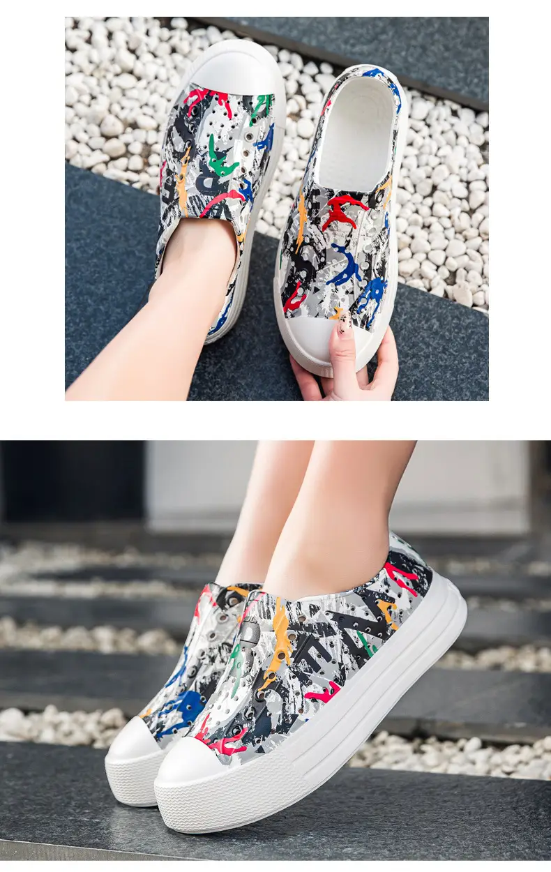 New Camouflage Women's Eva Thick-Soled Height-Increasing Sports Clogs Sandals Garden Shoes Wholesale from Jinjiang Factory Beach Shoes — feature 19