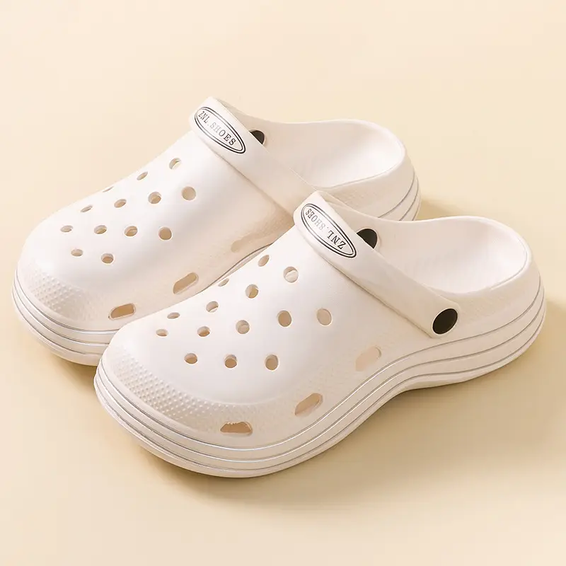 Cave Shoes Women's Summer Outer Wear New Ins Fashionable Cute Sandals Thick-soled Non-slip Beach Shoe Slippers for Nurses - Image 2