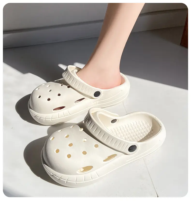 Cave Shoes Women's Summer Outer Wear New Ins Fashionable Cute Sandals Thick-soled Non-slip Beach Shoe Slippers for Nurses — feature 24