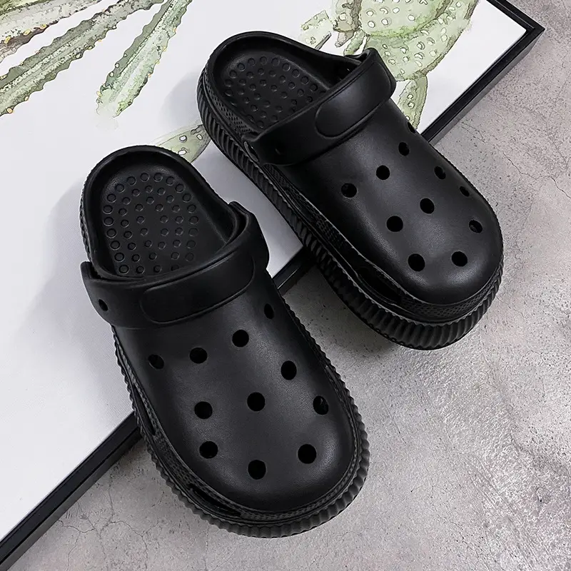 Cave Shoes Women's Summer Outer Wear New Ins Fashionable Cute Sandals Thick-soled Non-slip Beach Shoe Slippers for Nurses - Image 4