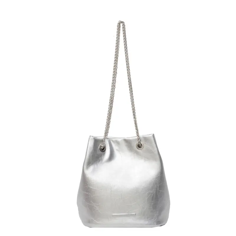 Black Chain Bucket Bag for Women 2024 - Image 8