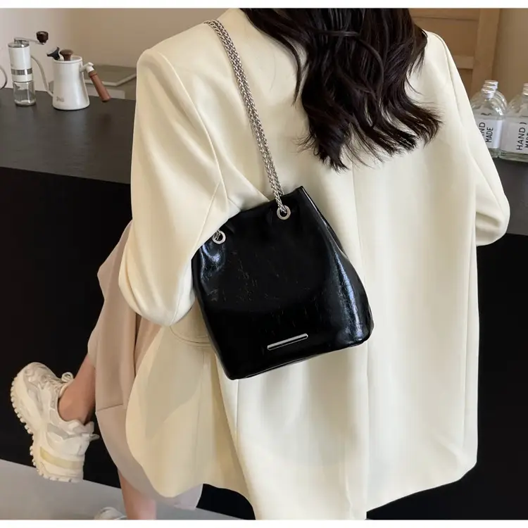 Black Chain Bucket Bag for Women 2024 — feature 29