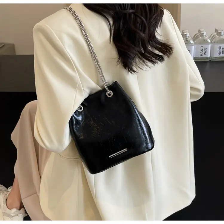 Black Chain Bucket Bag for Women 2024 — feature 30