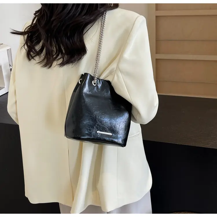 Black Chain Bucket Bag for Women 2024 — feature 32