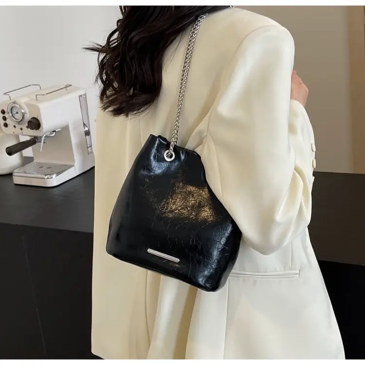 Black Chain Bucket Bag for Women 2024 — feature 33