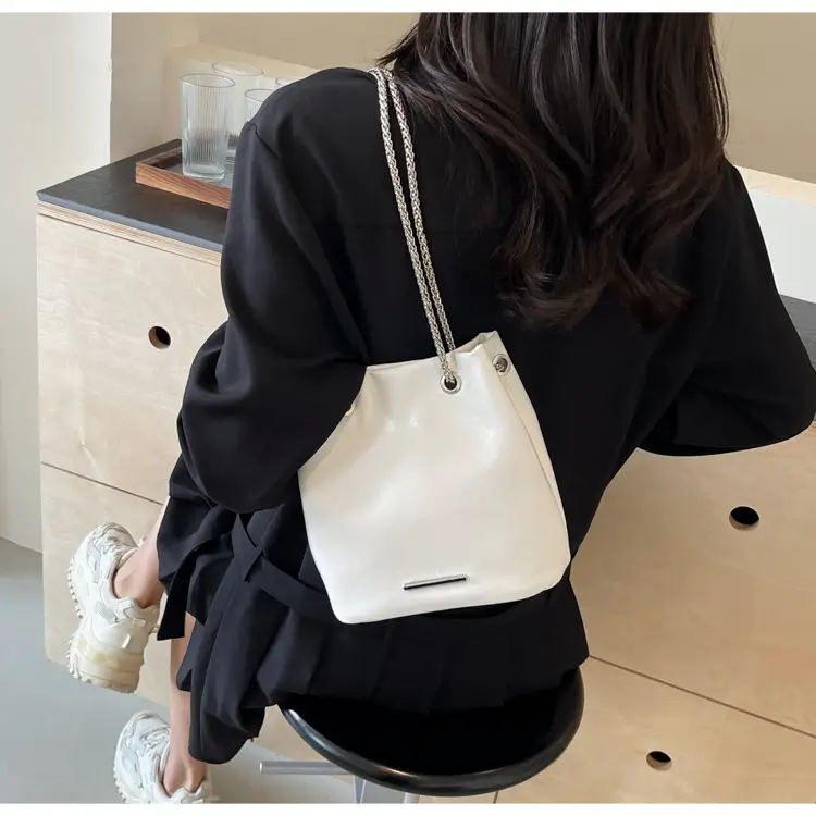Black Chain Bucket Bag for Women 2024 — feature 36