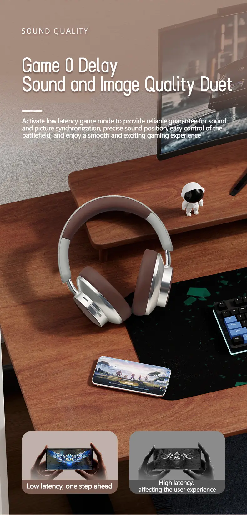 Wireless Headset VJE902 Retro Color Bluetooth Sports β feature 13