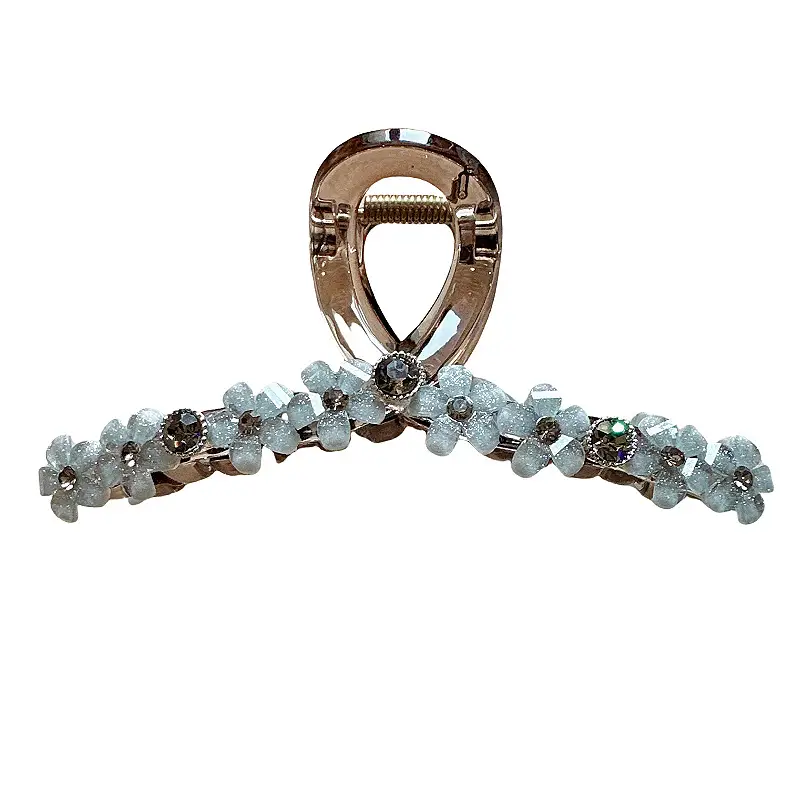 Crystal Flower Hairpin Clip for Women - Image 7