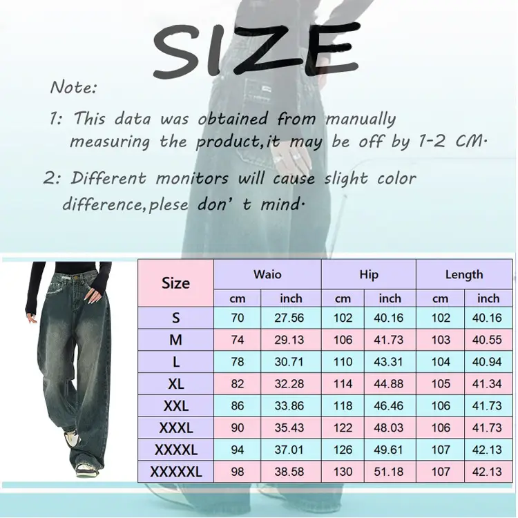 Women Wide Leg Jeans Dark Blue Spring Summer 2024 — feature 1