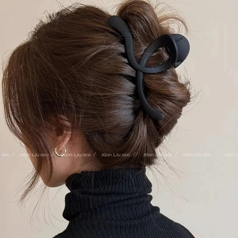 Frosted Wave Hair Clip Women's 2024 New - Image 4