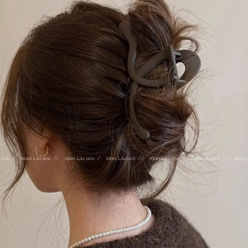 Frosted Wave Hair Clip Women's 2024 New - Image 5