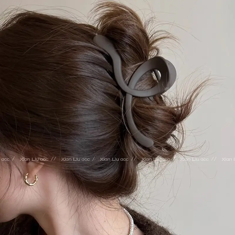 Frosted Wave Hair Clip Women's 2024 New - Image 6