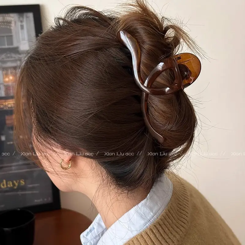 Frosted Wave Hair Clip Women's 2024 New - Image 8