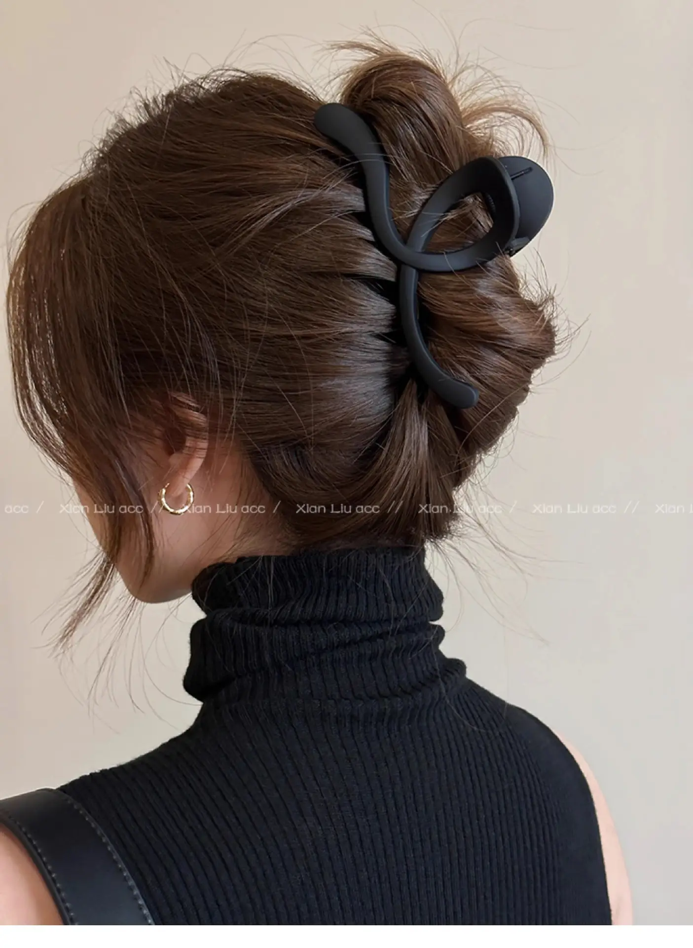 Frosted Wave Hair Clip Women's 2024 New — feature 14