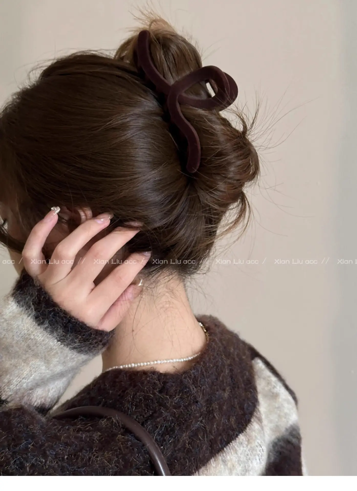 Frosted Wave Hair Clip Women's 2024 New — feature 22