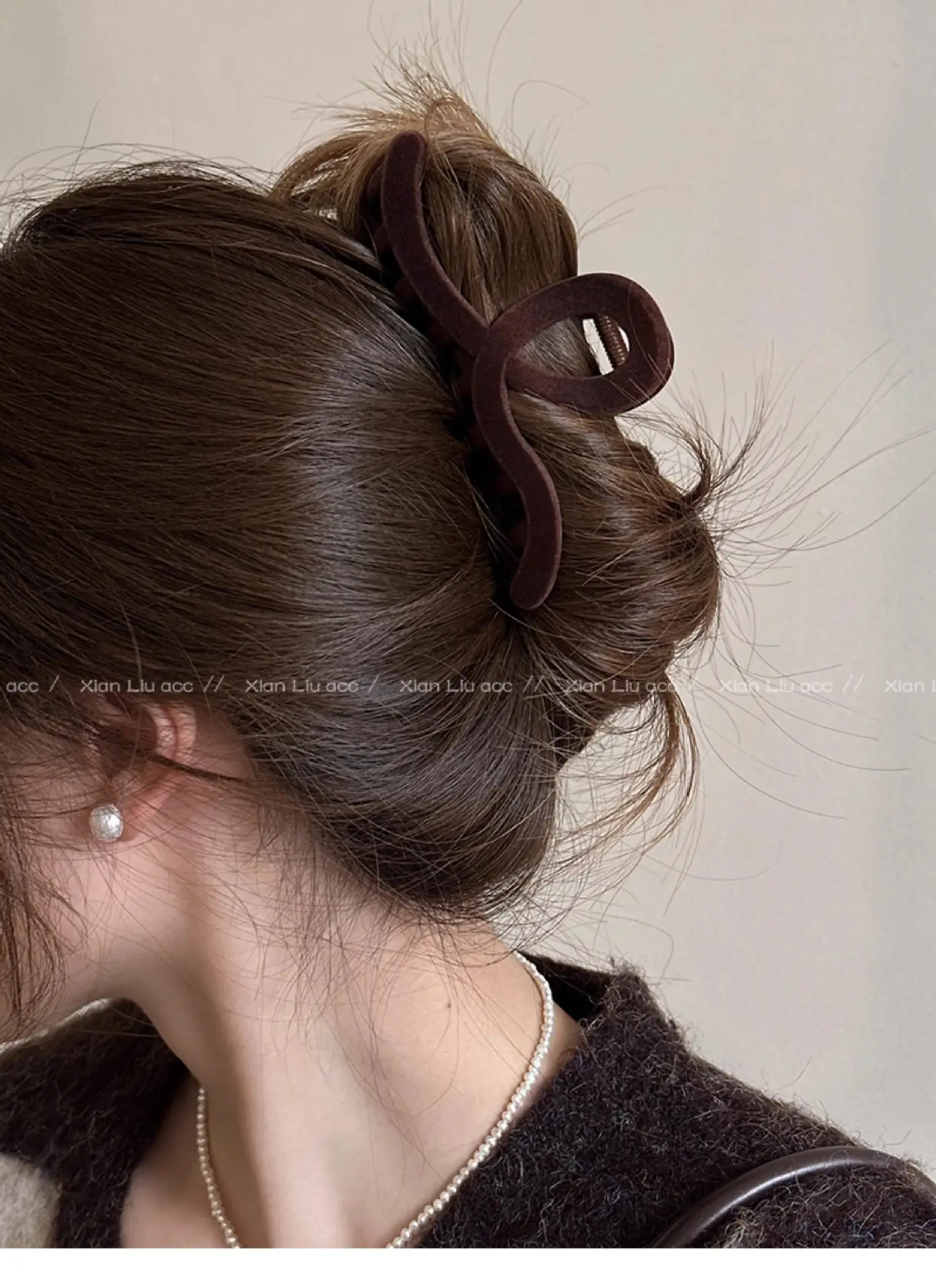 Frosted Wave Hair Clip Women's 2024 New — feature 23