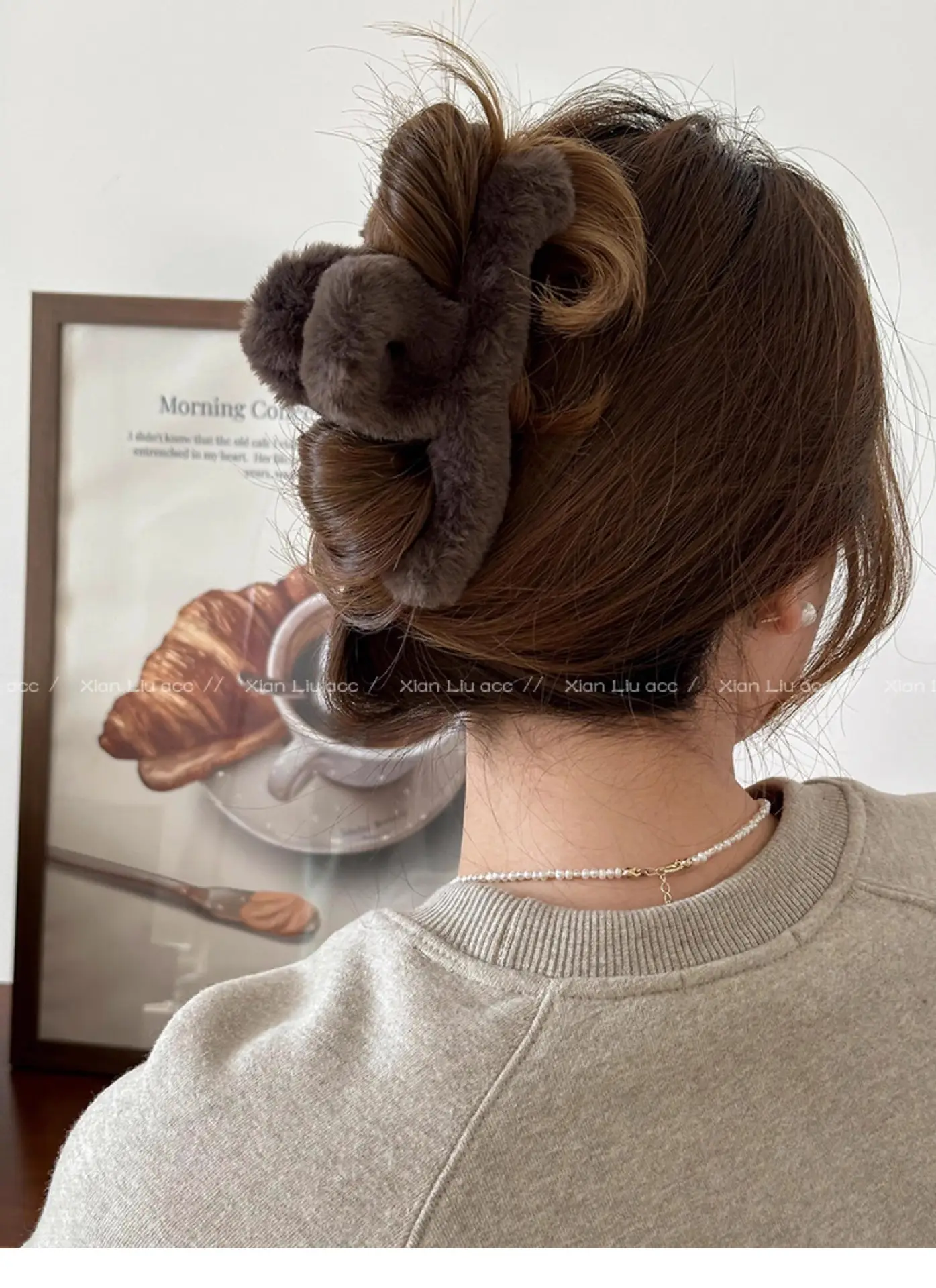 Frosted Wave Hair Clip Women's 2024 New — feature 28
