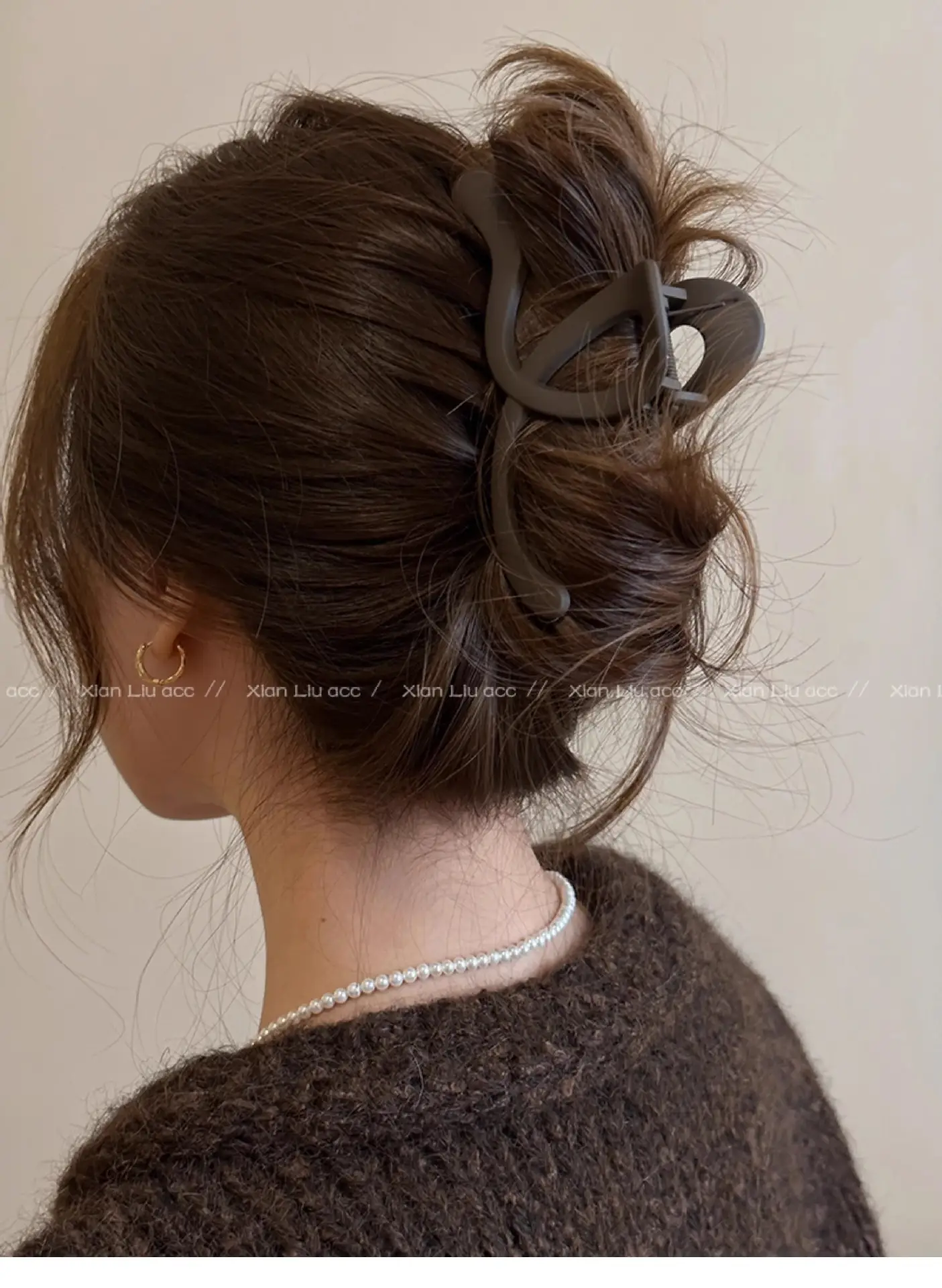 Frosted Wave Hair Clip Women's 2024 New — feature 4