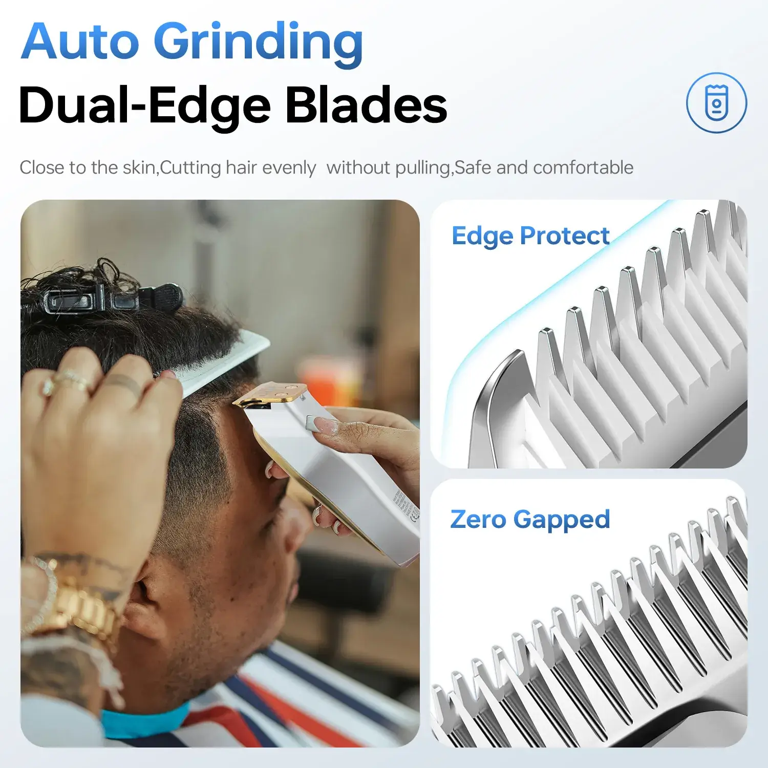 JAMAKY Digital Display Hair Clipper with 5 Blades - Image 4