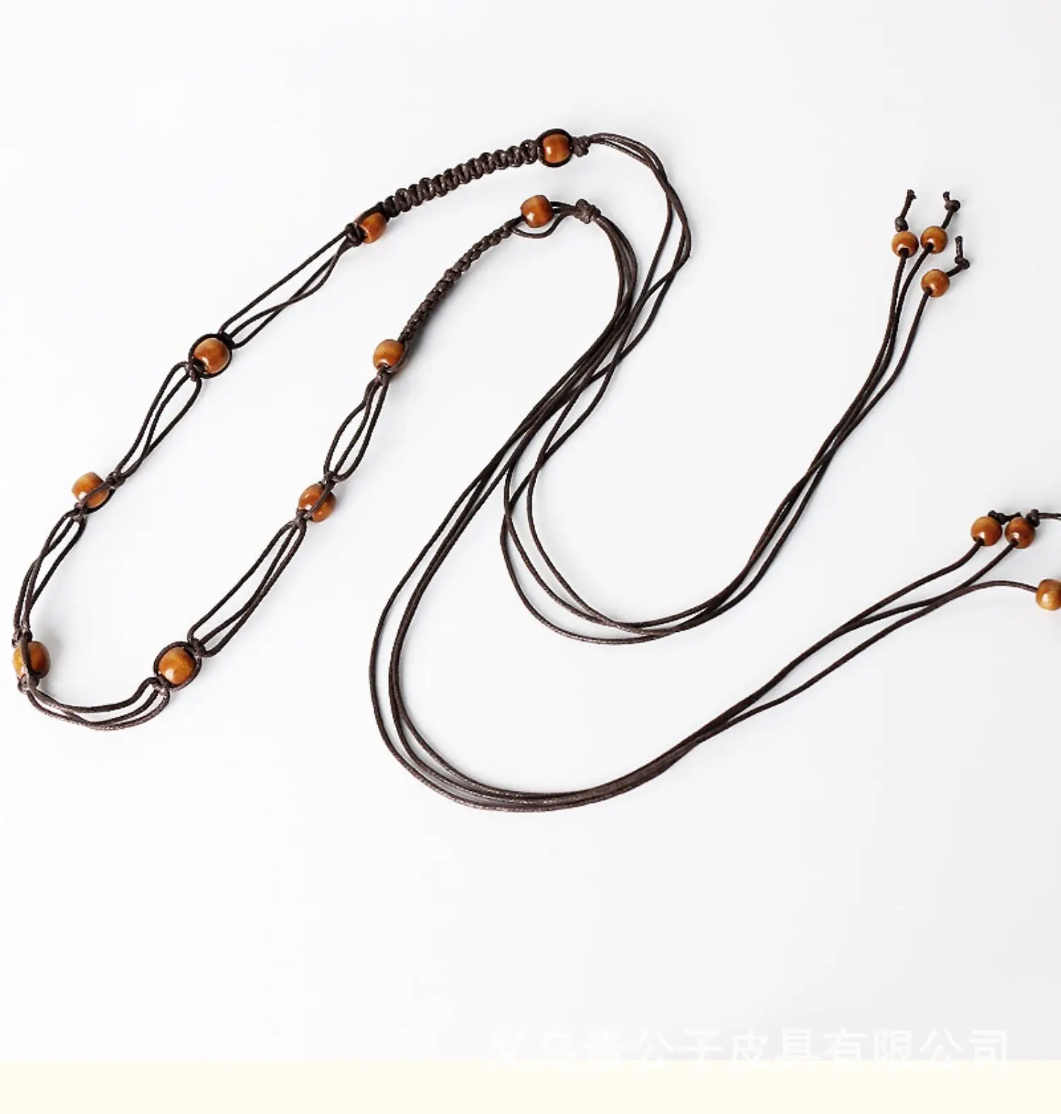 Gold Woven Belt Belt for Women Vintage Bohemian Waist Chain Dress - Image 3