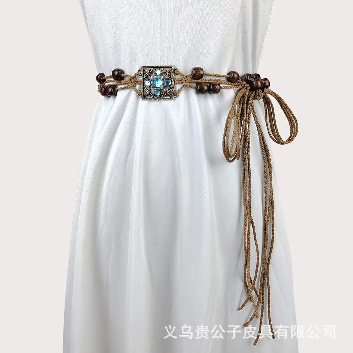 Women's Bohemian Rhinestone Waist Chain Belt - Image 4