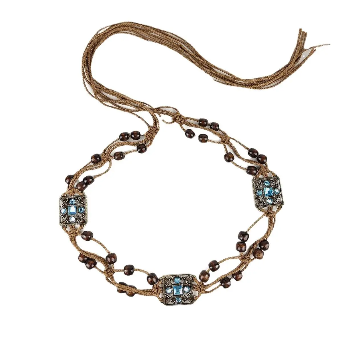 Women's Bohemian Rhinestone Waist Chain Belt - Image 6