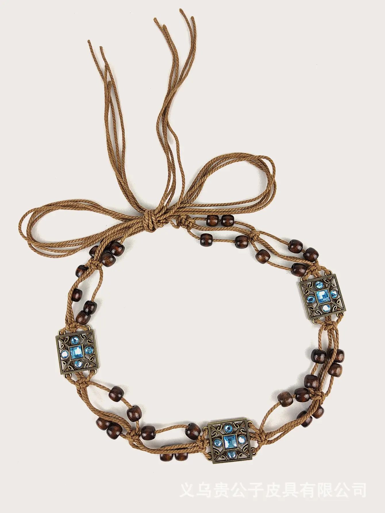 Women's Bohemian Rhinestone Waist Chain Belt — feature 2