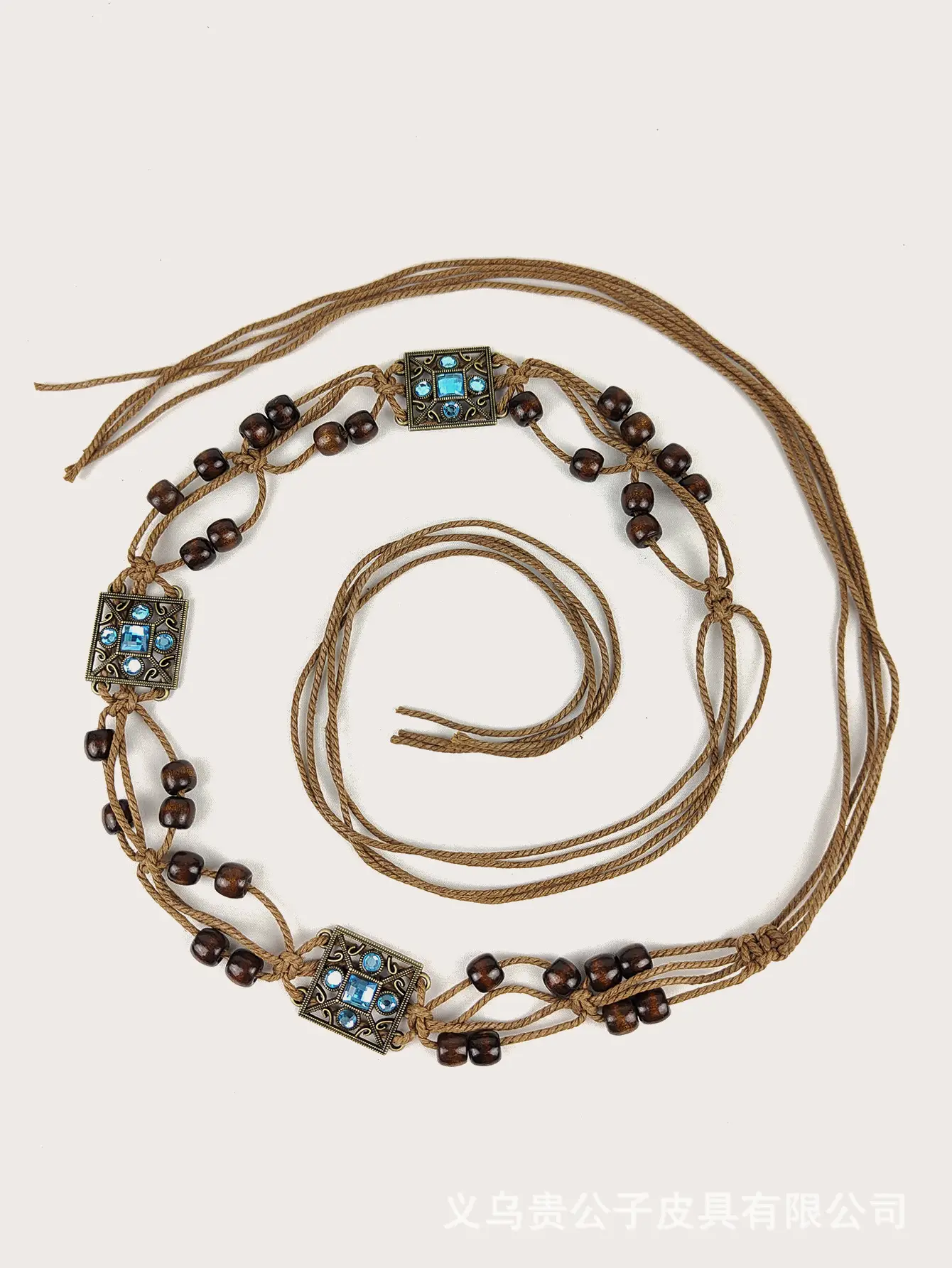 Women's Bohemian Rhinestone Waist Chain Belt — feature 4