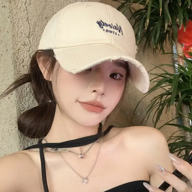 Navy Girl Women's Beige Baseball Cap 2024 - Image 10