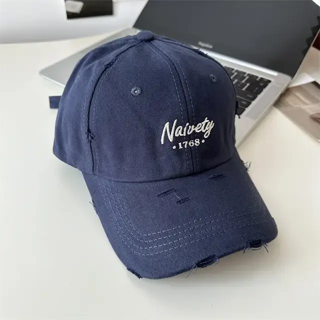 Navy Girl Women's Beige Baseball Cap 2024 - Image 7