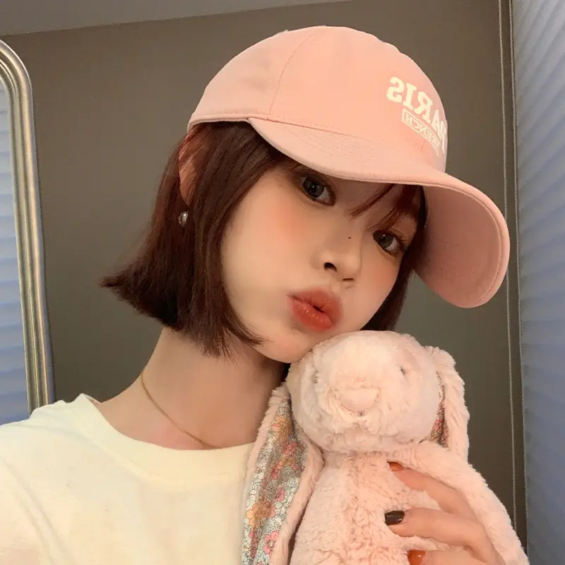 Pink Hello Kitty Cap Women Korean Style All Match - Image 11