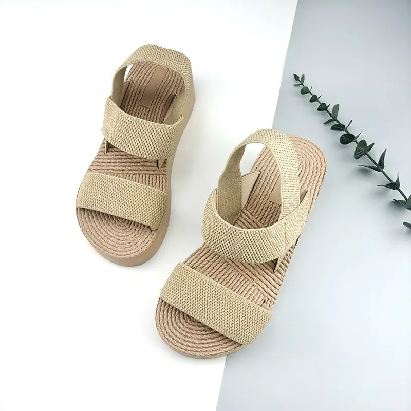 Roman Thick-Soled Handmade Sandals for Women, Summer Fashion Outer Wear, Hemp Rope Shoes, Export Cross-Border Large Size Eva Slippers — feature 11