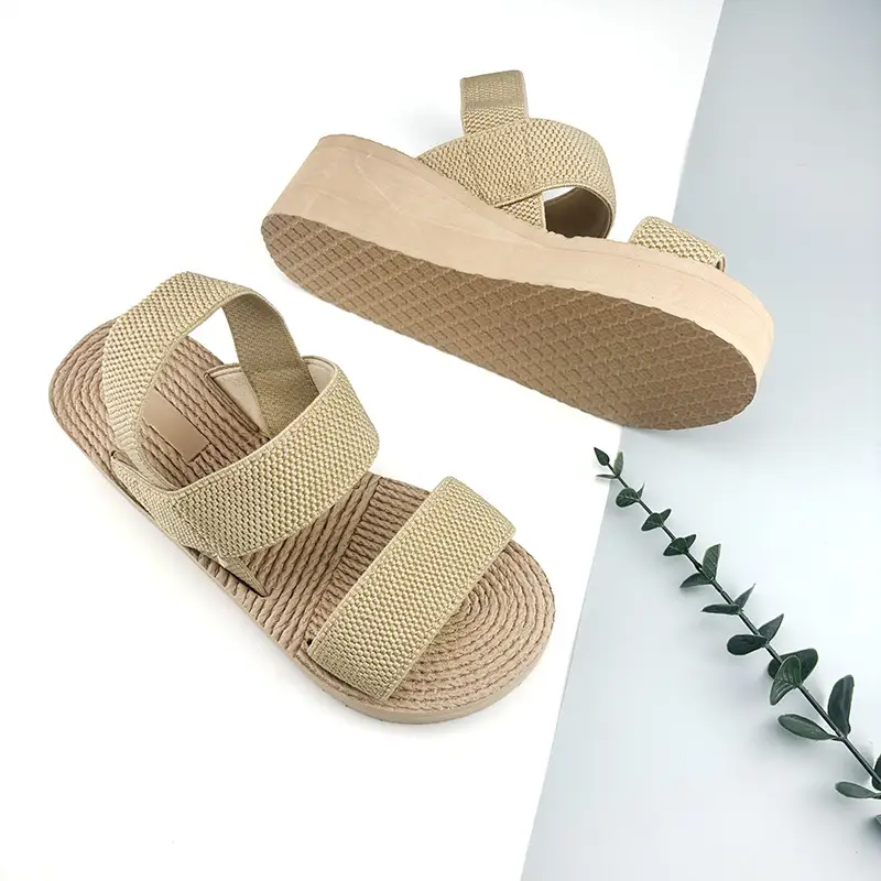 Roman Thick-Soled Handmade Sandals for Women, Summer Fashion Outer Wear, Hemp Rope Shoes, Export Cross-Border Large Size Eva Slippers — feature 13