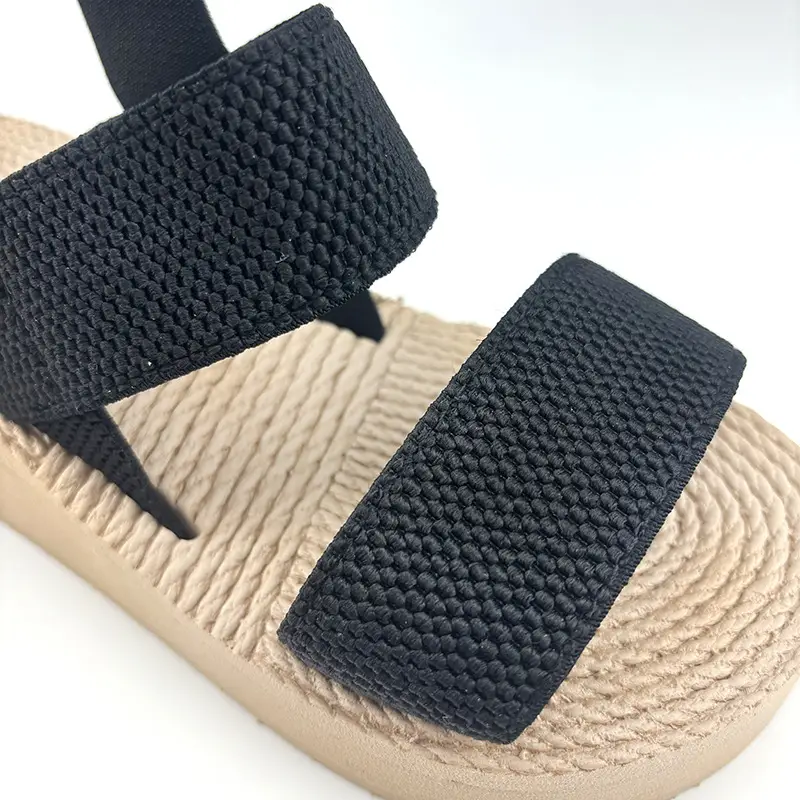 Roman Thick-Soled Handmade Sandals for Women, Summer Fashion Outer Wear, Hemp Rope Shoes, Export Cross-Border Large Size Eva Slippers — feature 9