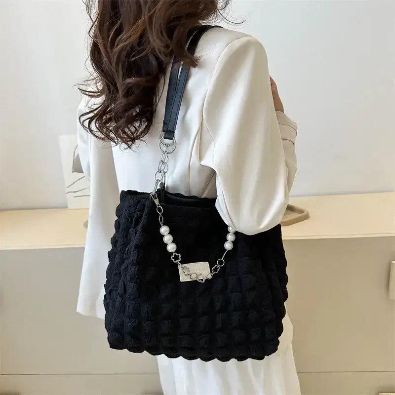 Milky Cloud Puff Bag Women Large Capacity Shoulder Bag - Image 5