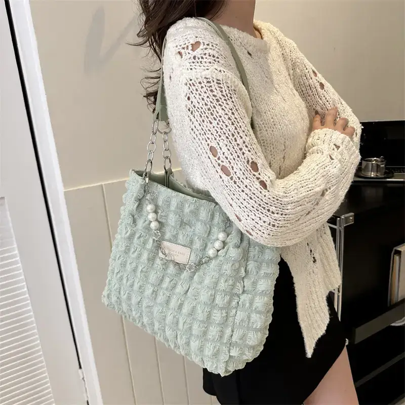 Milky Cloud Puff Bag Women Large Capacity Shoulder Bag - Image 8