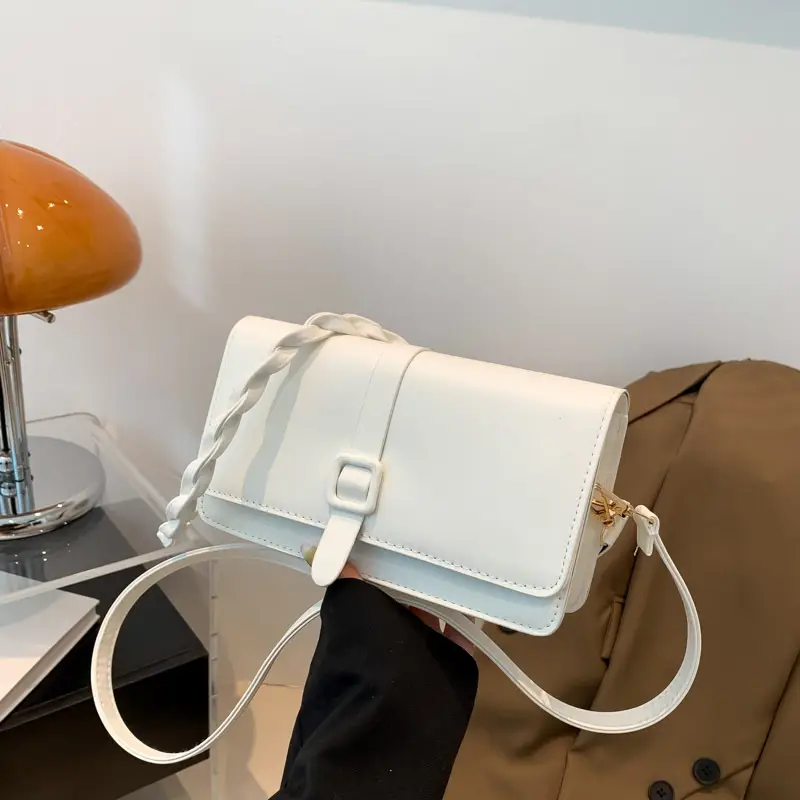 White K-Style Crossbody Bag for Women 2025 - Image 2