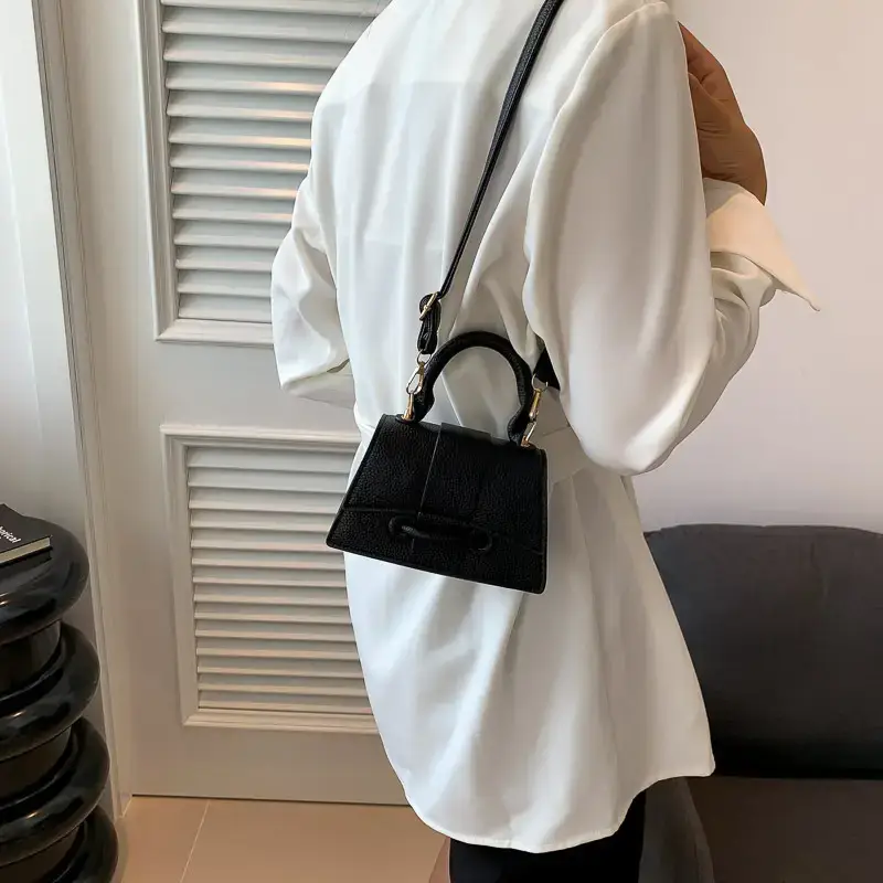 Pink French Style Mini Handbag for Women - Image 9