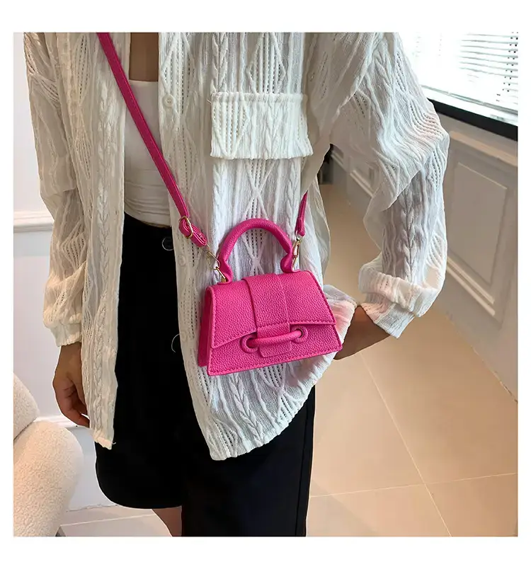 Pink French Style Mini Handbag for Women — feature 16