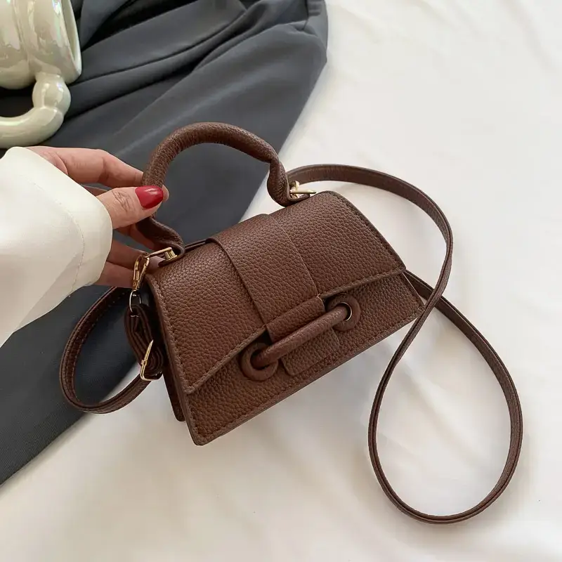 Pink French Style Mini Handbag for Women - Image 5
