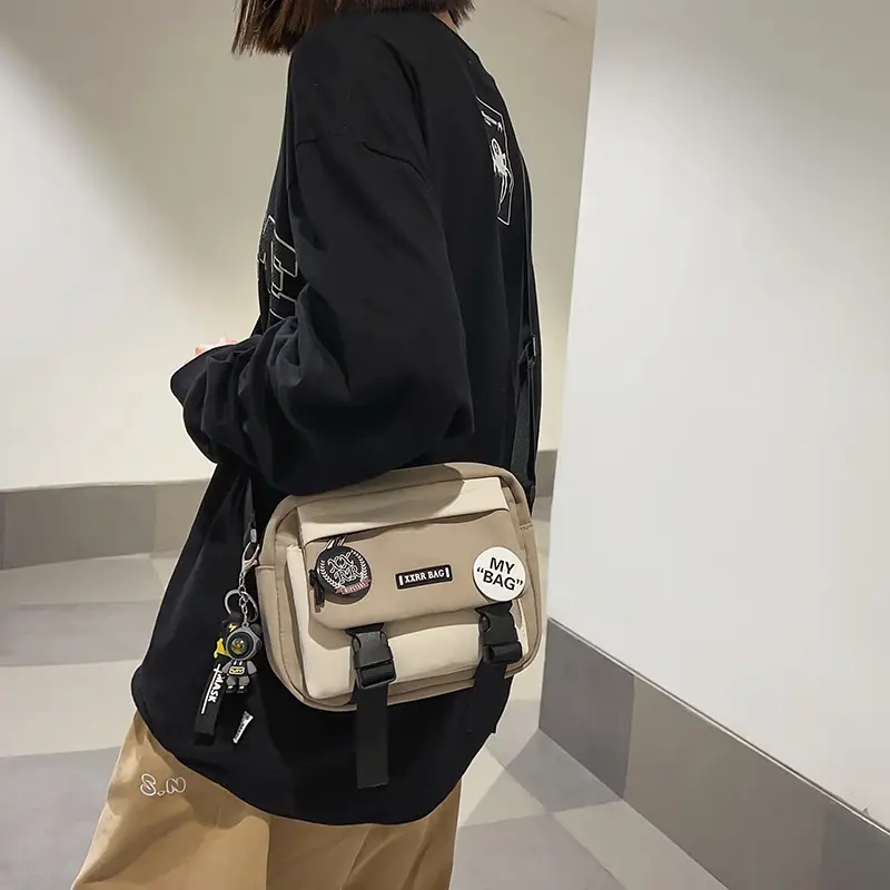 Japanese Street Tooling Crossbody Bag for Men