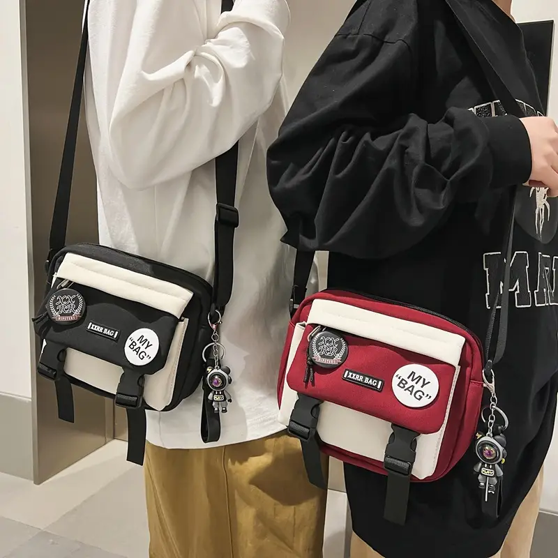 Japanese Street Tooling Crossbody Bag for Men