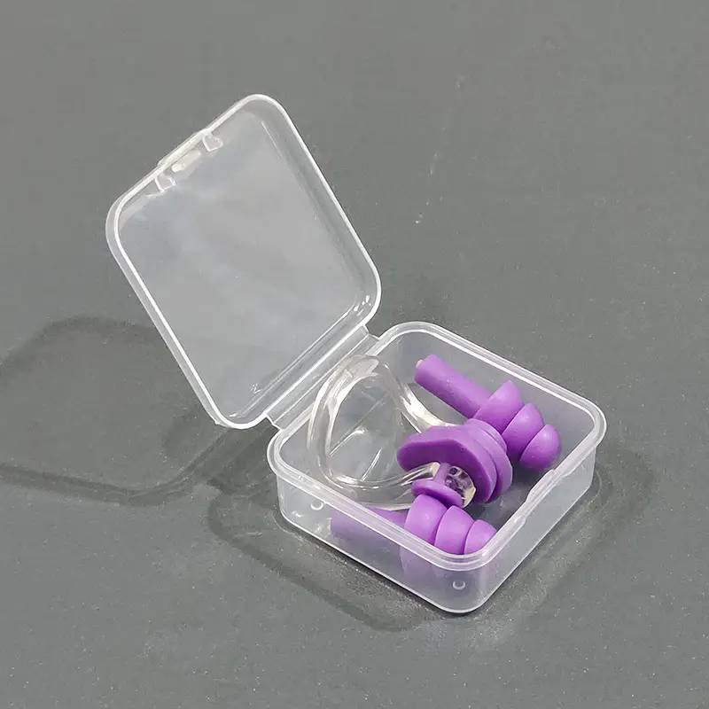 Boxed Nose Clip Earplug Set Soft Silicone Three-Layer Waterproof Adult and Children Universal Swimming Supplies Equipment Wholesale